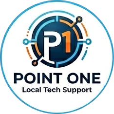 Point One Local Tech Support Logo